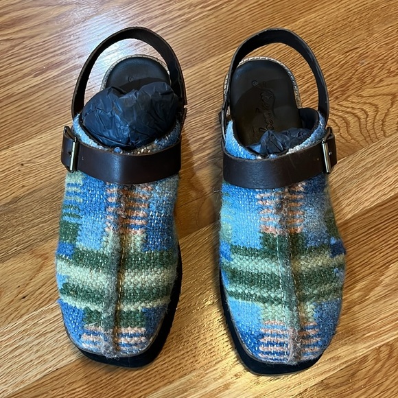 Free People Astrid Platform Mules Size 9.5 NEW - Picture 8 of 16